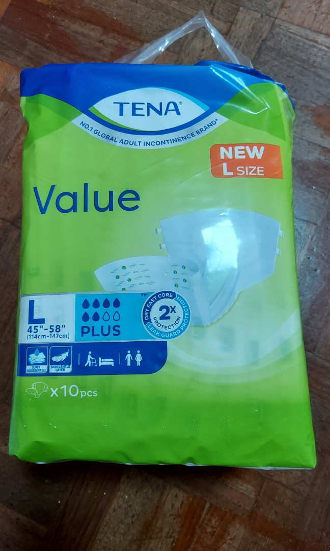 Tena L Adult Diapers, Babies & Kids, Bathing & Changing, Diapers & Baby ...