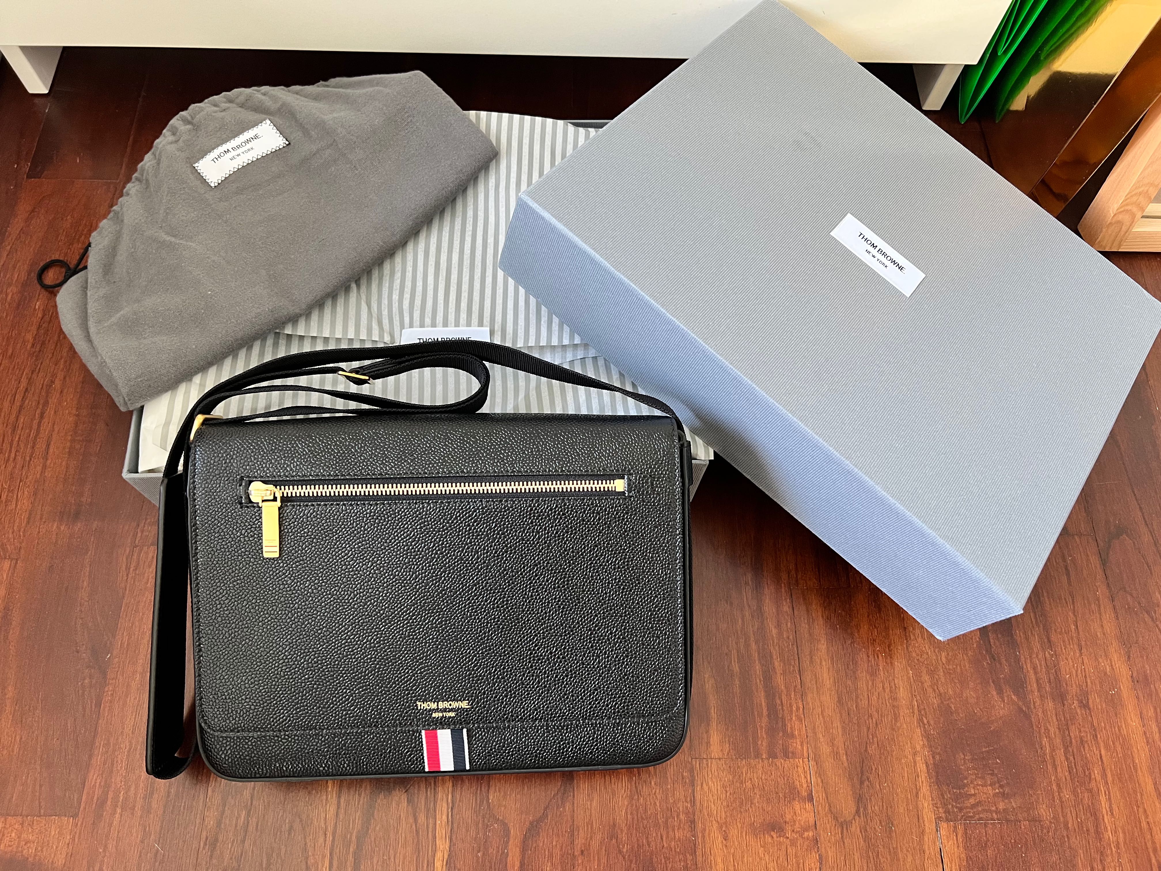 Thom browne new arrivals reporter bag