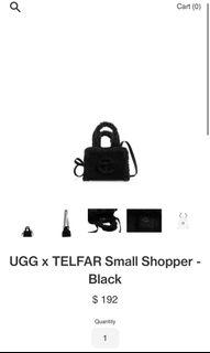 UGG x TELFAR Mini Shopper purse