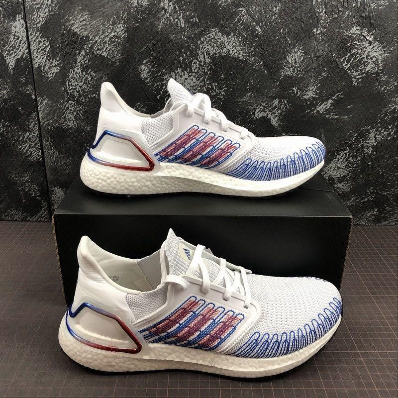 Ultra Boost 20 Red Blue White UB 6.0