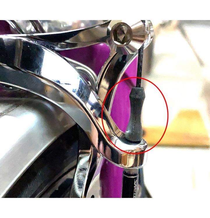 Union Jack Brake Cable Rubber Guide for Brompton Brake, Sports