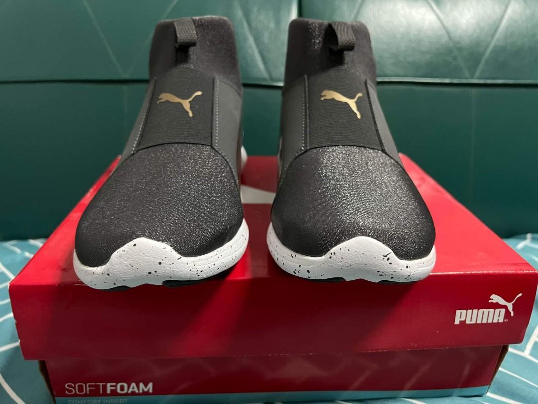Puma rebel mid hotsell wns speckles
