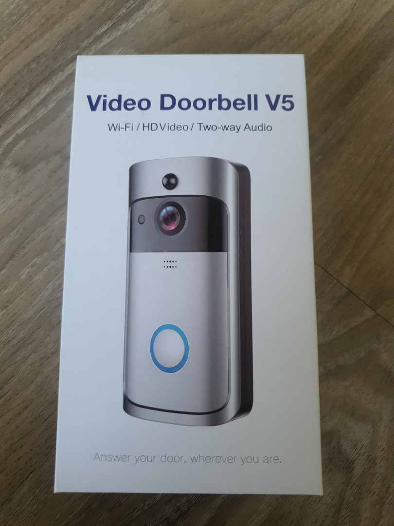 Video Doorbell V5, Furniture & Home Living, Security & Locks, Peephole Viewers & Doorbells on