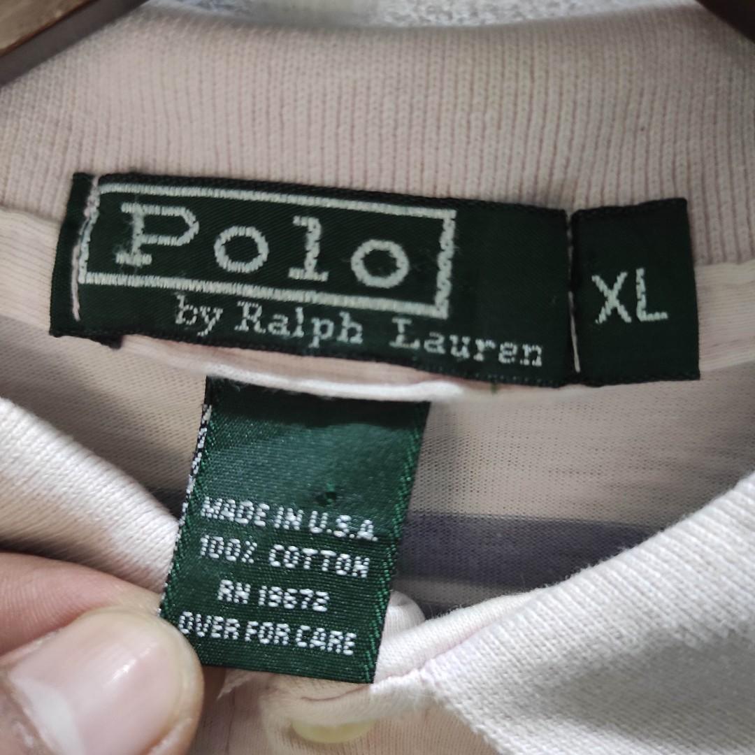 Vintage Polo Ralph Lauren made in USA, Fesyen Pria, Pakaian ...