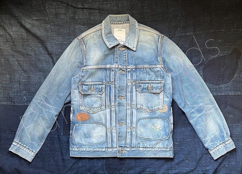 Visvim Social Sculpture Damaged 8 101 Jacket, 名牌, 服裝- Carousell