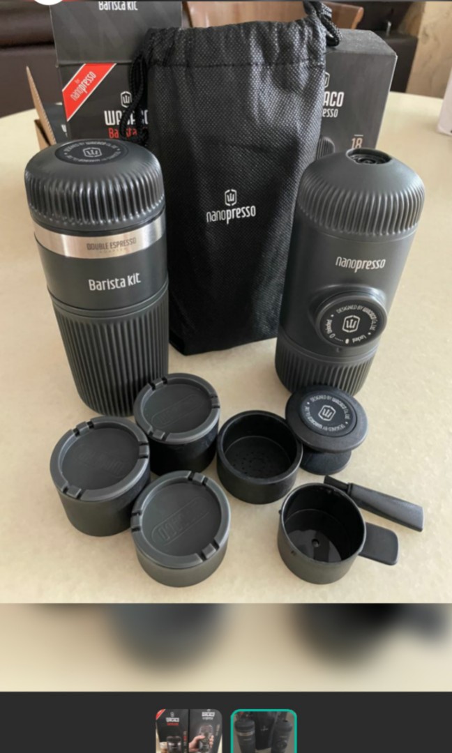 Wacaco Nanopresso and barista kit, TV & Home Appliances, Kitchen