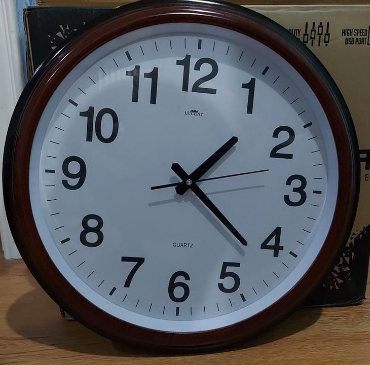 Wall Clock Lucent, Furniture & Home Living, Home Decor, Clocks on Carousell
