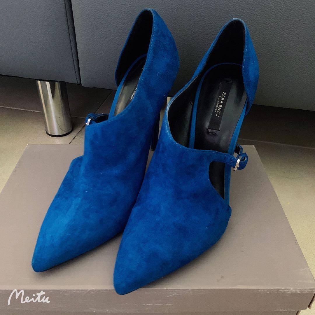 Zara blue heels for sale, Women's 