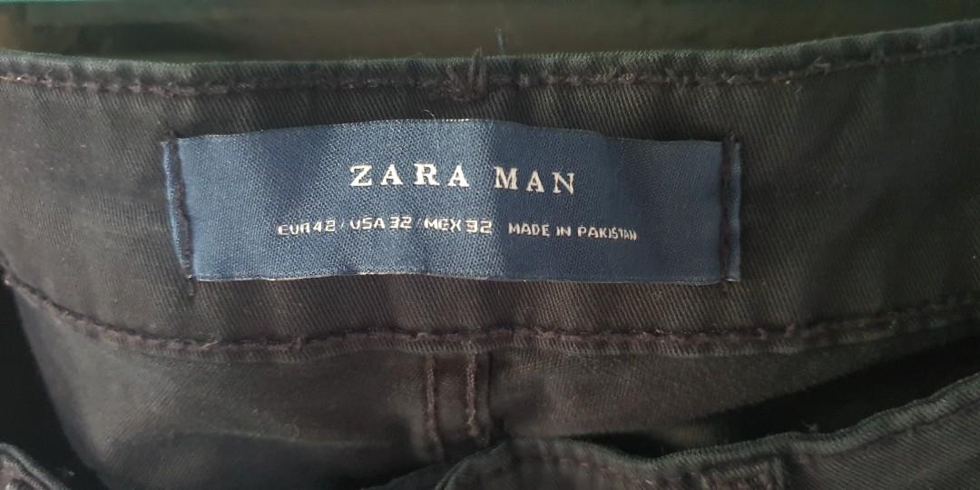ZARA MAN Chino Pants (Category: Chinos) located in San Pedro. Submitted by mochi_21 (Listing ID 1130100827, Image 2). Description: ZARA MAN Chinos Navy Blue color *Color may vary due to lightings RFS: Decluttering For inquiries: 09456222629.