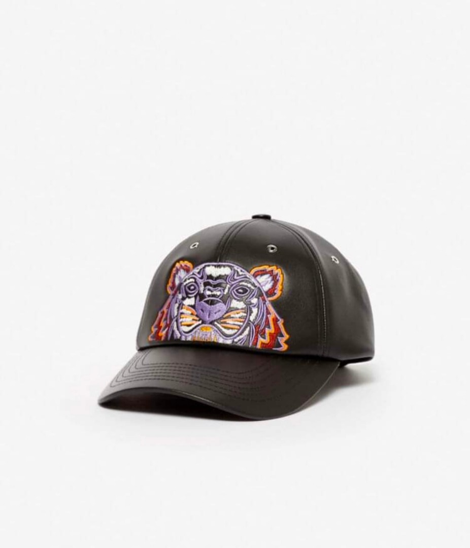 $270 BNWT Authentic Kenzo 🐯 Leather Cap 