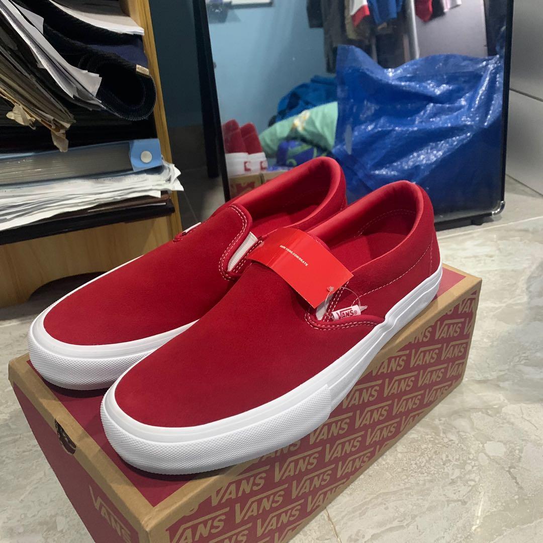 Red slip sale on van