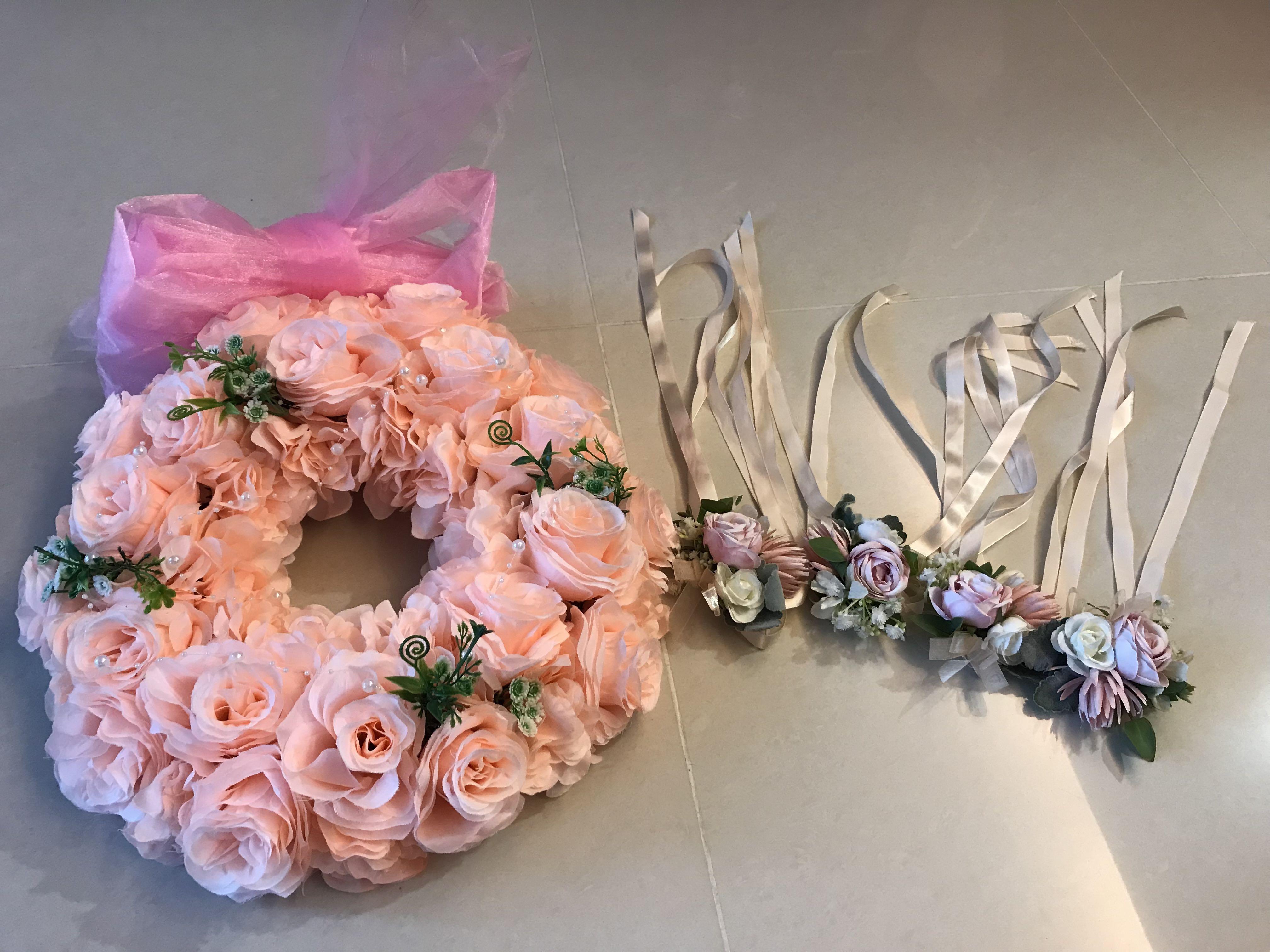 結婚花車車花 車門花 其他 其他 Carousell