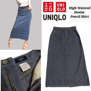 💰 DEDUCTED 🆕💯 Authentic/Original Denim Pencil long Skirt