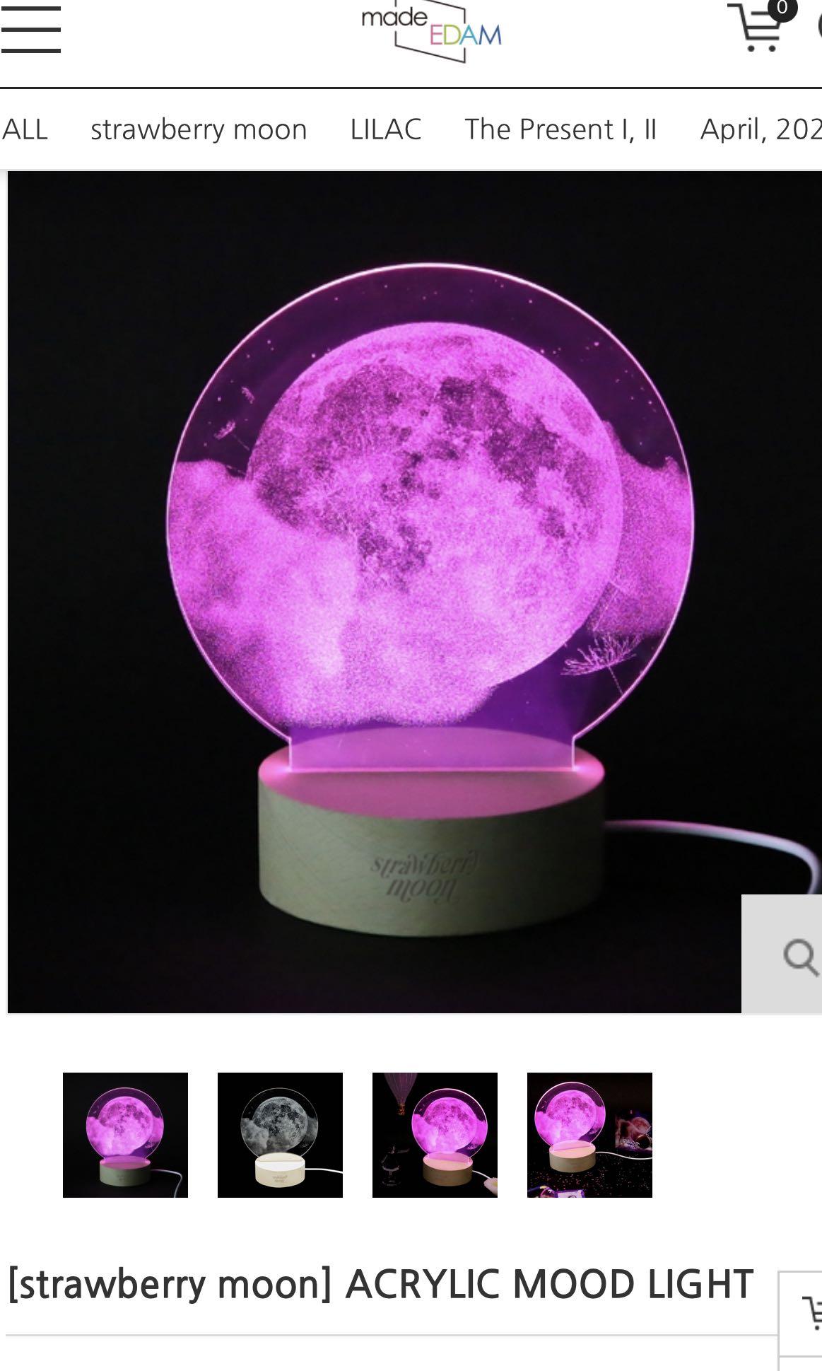 IU [strawberry moon] ACRYLIC MOOD LIGHT | dancehallk-rib1.net