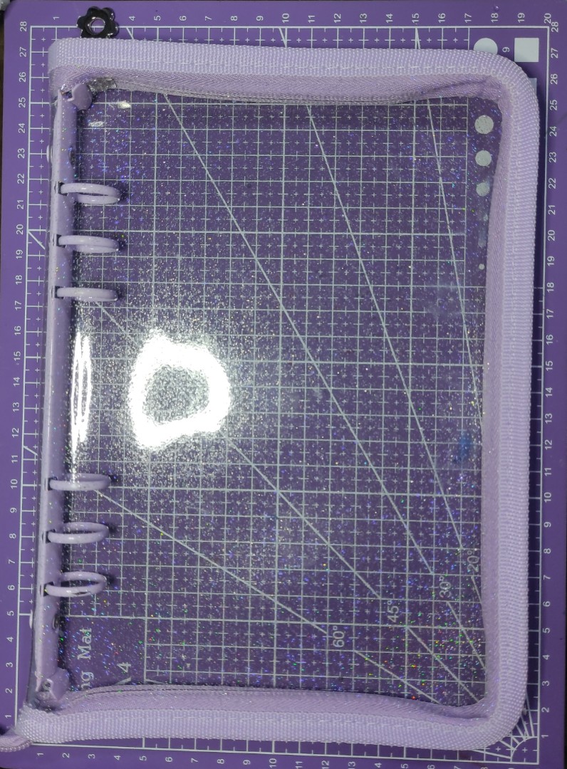 A5 Zipper Binder Purple, Hobbies & Toys, Memorabilia & Collectibles, K