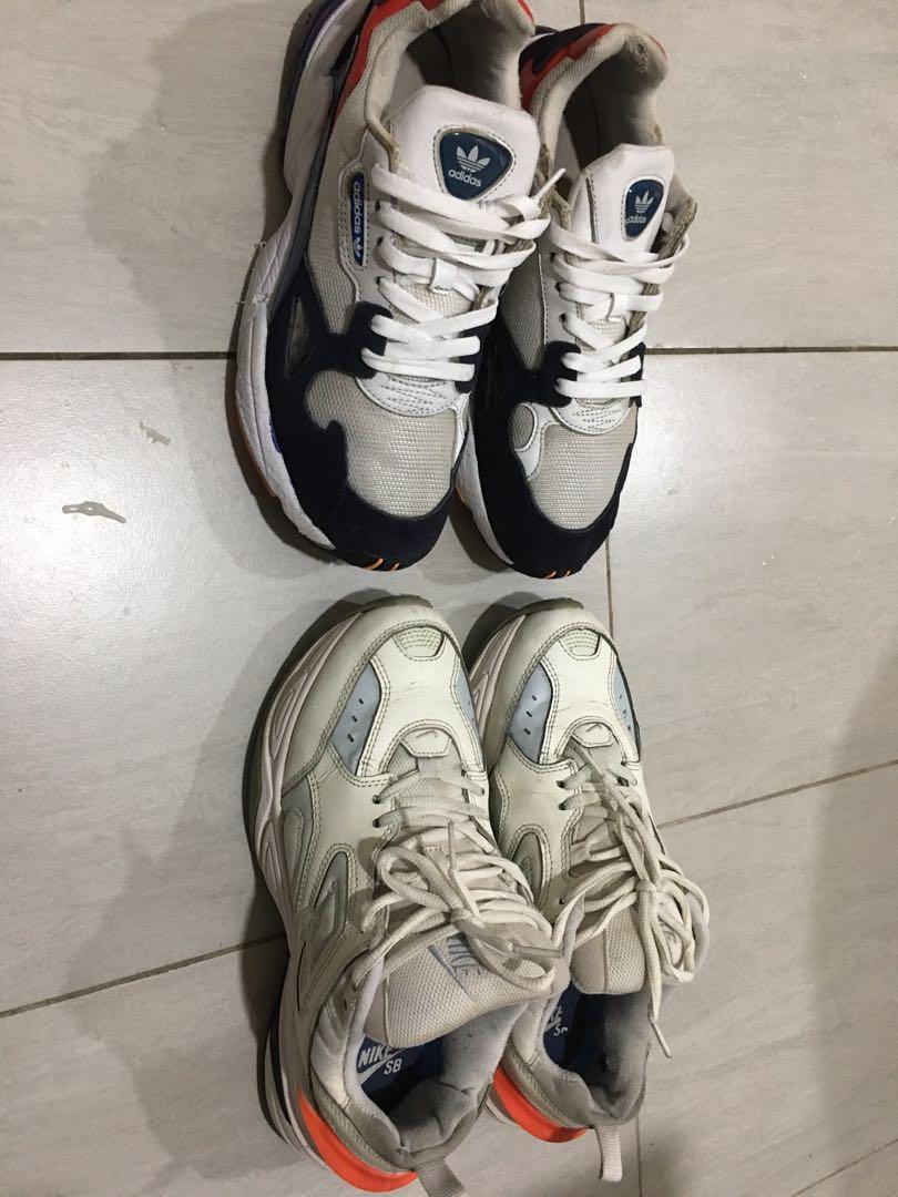 Nike m2k tekno best sale vs adidas falcon