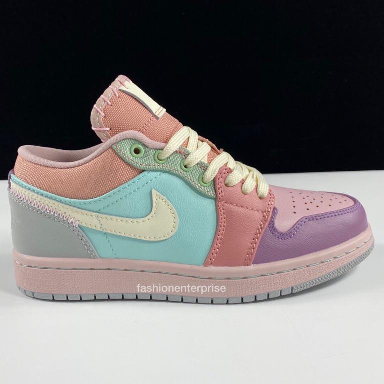 Air Jordan 1 Low Easter Pastel, Women's Fashion, Footwear, Sneakers on