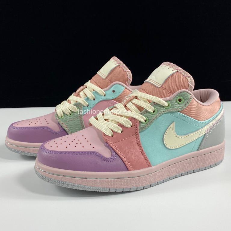 Air Jordan 1 Low Easter Pastel, Women's Fashion, Footwear, Sneakers on
