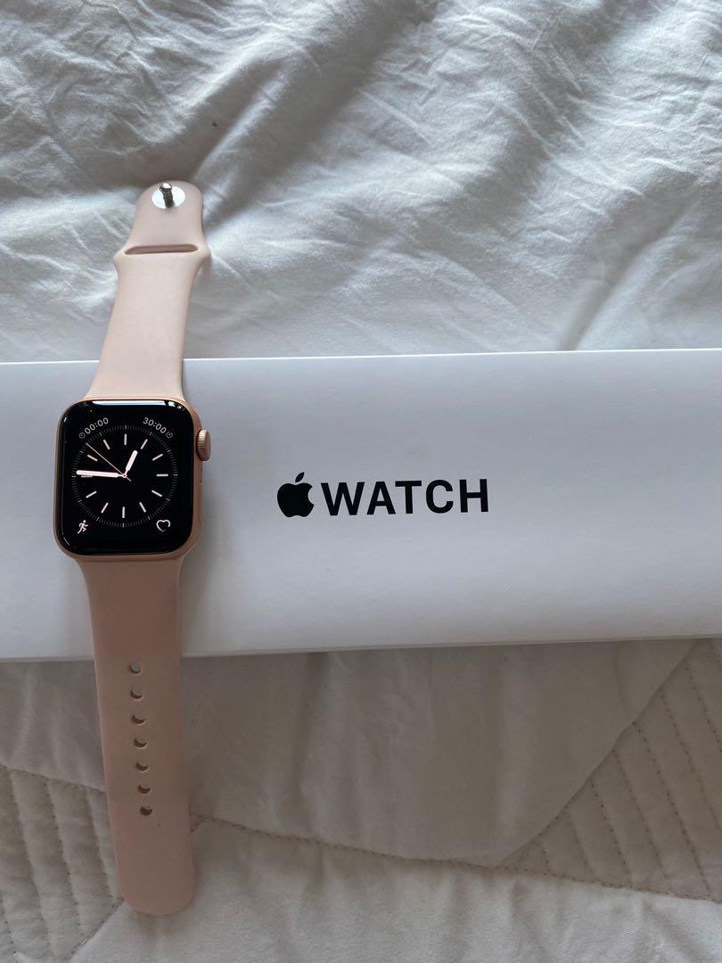 2セット以上購入で、おまけ1本 Apple Watch SE ゴールド 40mm 正規品