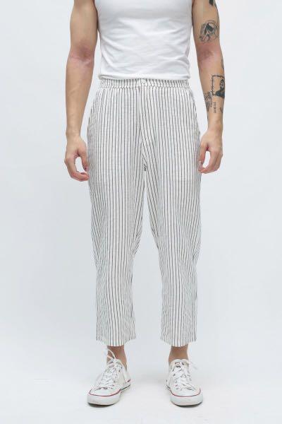 Cairo Striped Linen Pants