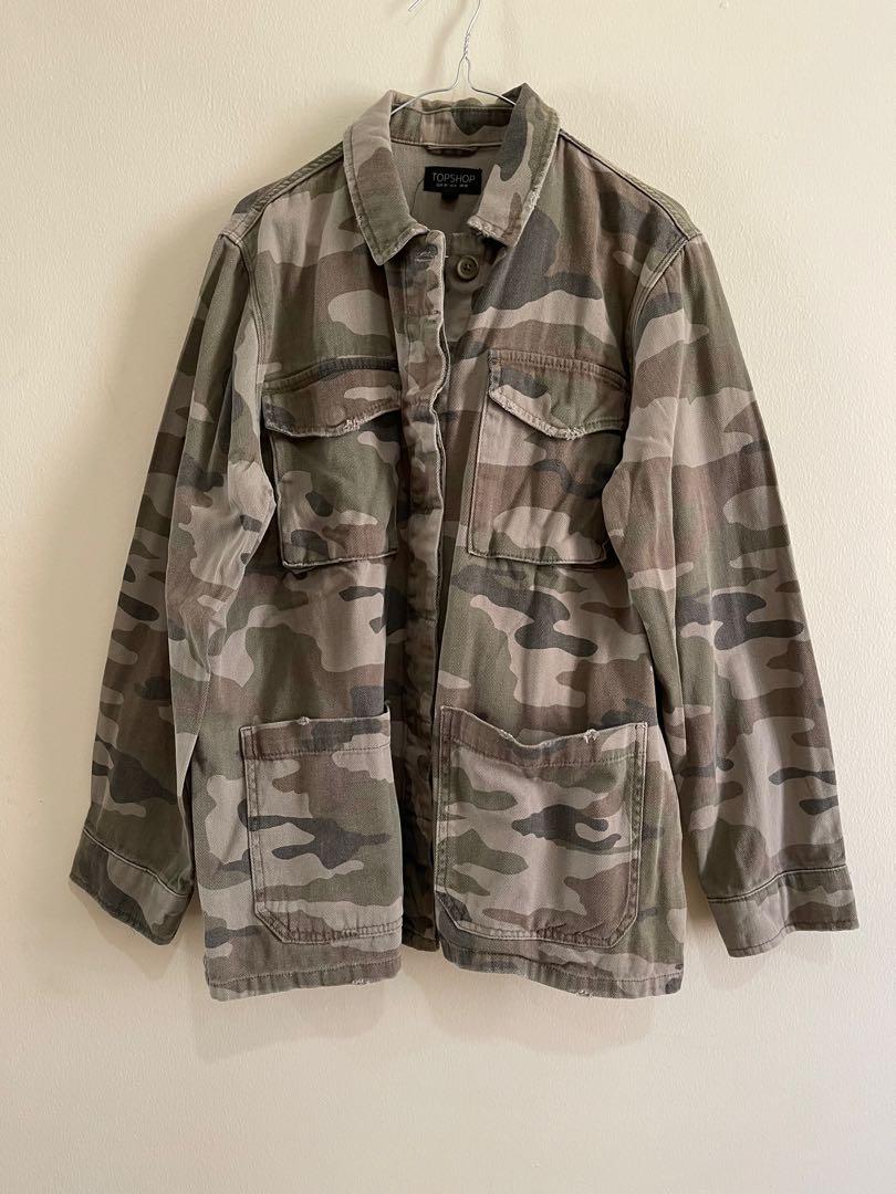 petite camouflage jacket