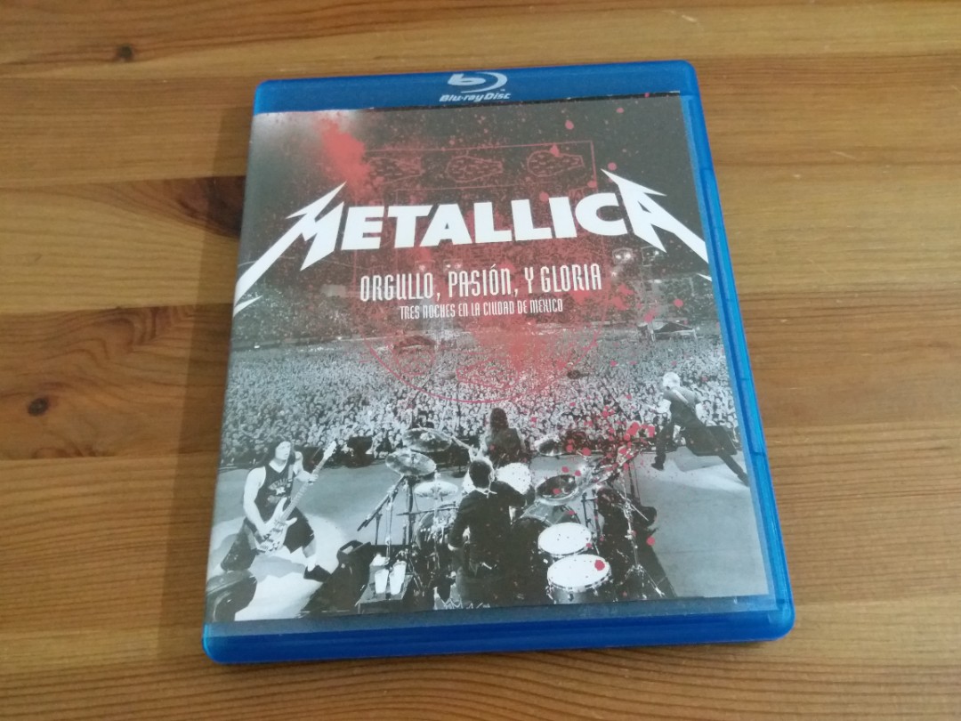 Bluray 藍光碟 Metallica Orgullo Pasión y Gloria Tres Noches en la