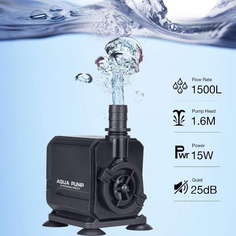 [BNIB] IREENUO (HY1500F) Internal Filter Aqua Pump Fish Tank Filter