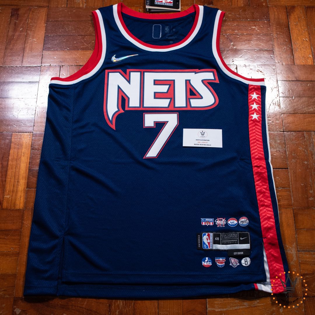 BNWT Kevin Durant NBA Jersey Nets 75th Anniversary City Edition