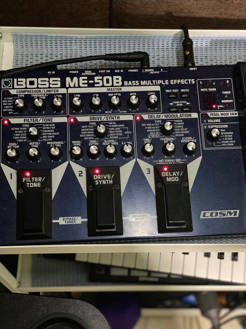 BOSS ME50B multi effect bass pedal, Hobbies & Toys, Music & Media