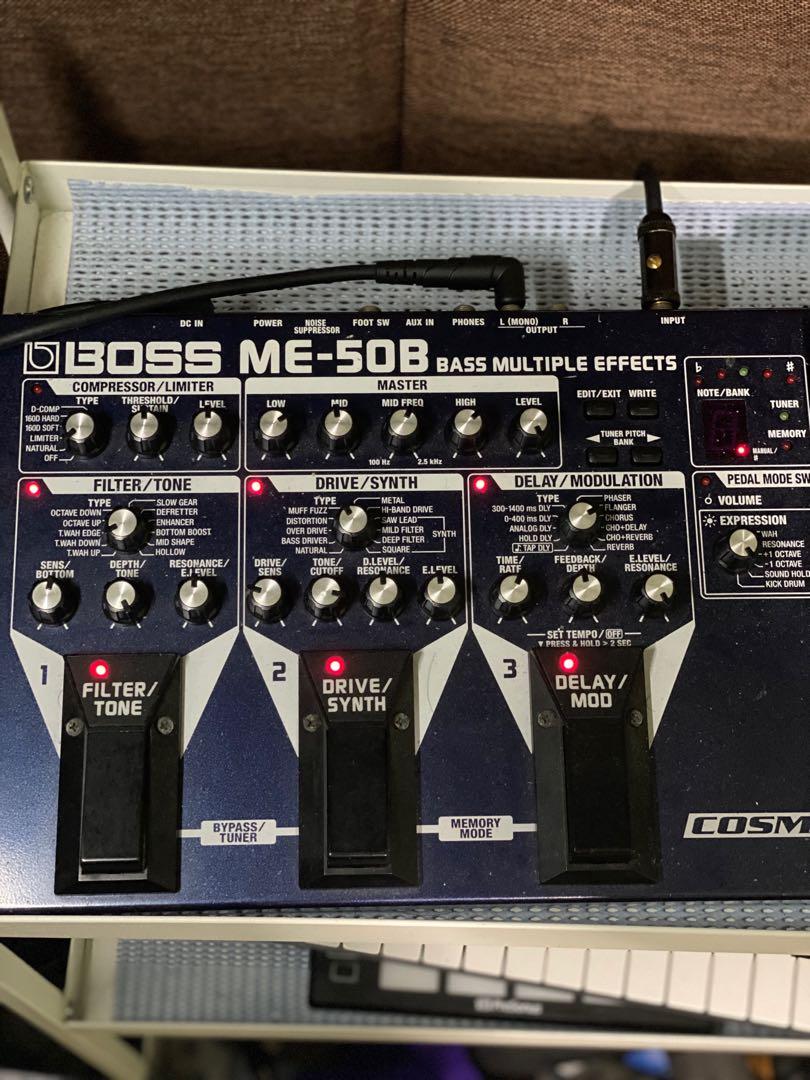 BOSS ME50B multi effect bass pedal, Hobbies & Toys, Music & Media