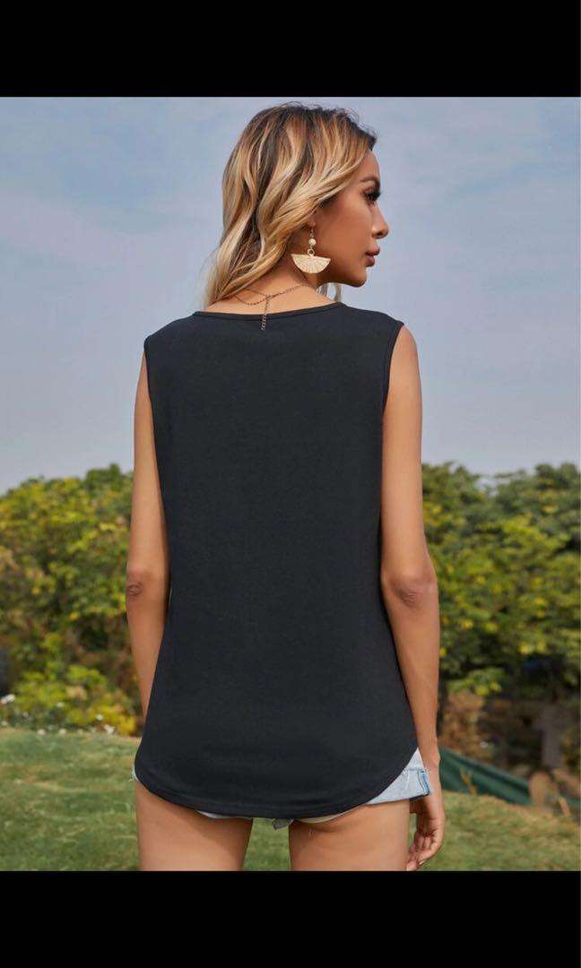 Breastfeeding zipper tank, Women's Fashion, Tops, Sleeveless on Carousell