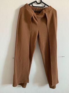 Brown Corduroy Long Pants