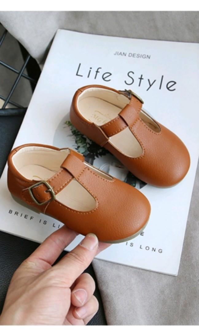 Girls tan dress shoes sales