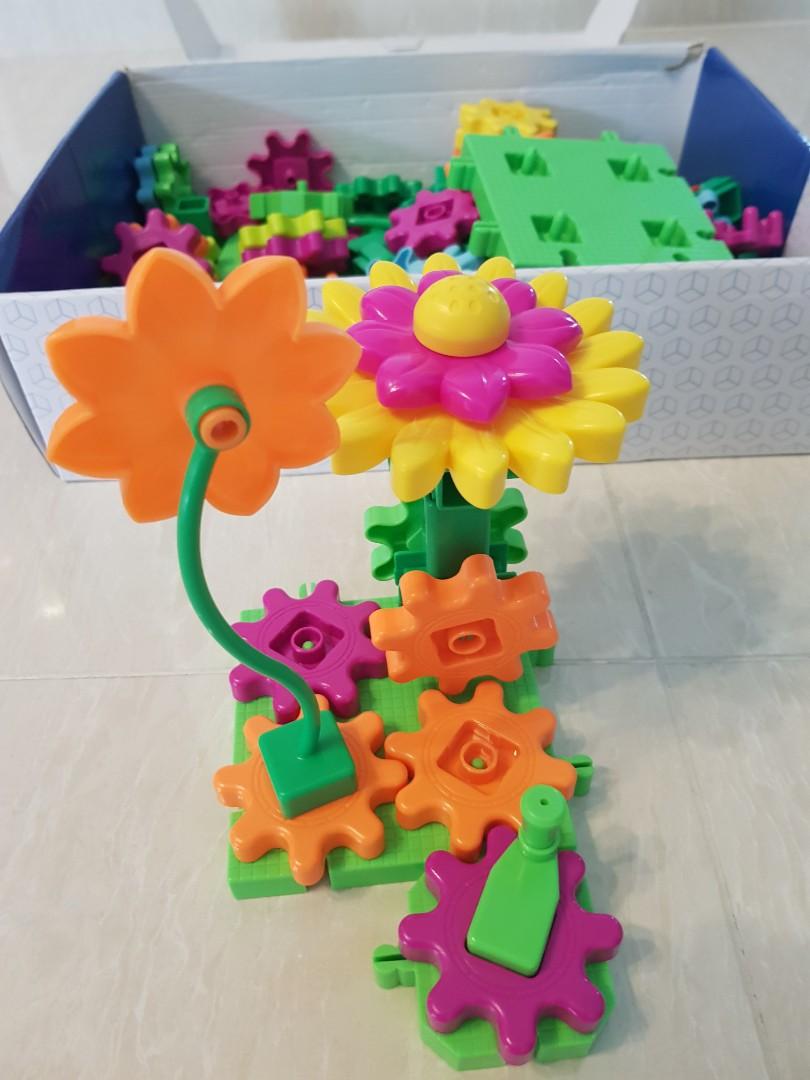 Gears, Gears, Gears! Build & Bloom flower building set., Babies & Kids