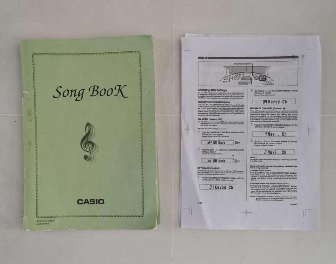 Casio songbook 2025
