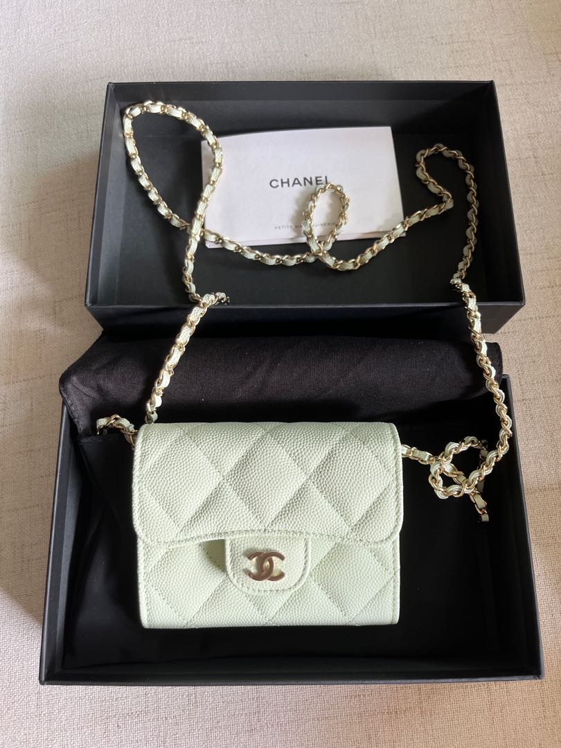 Chanel Cruise 2022 clutch with chain, Luxury, Bags & Wallets on Carousell