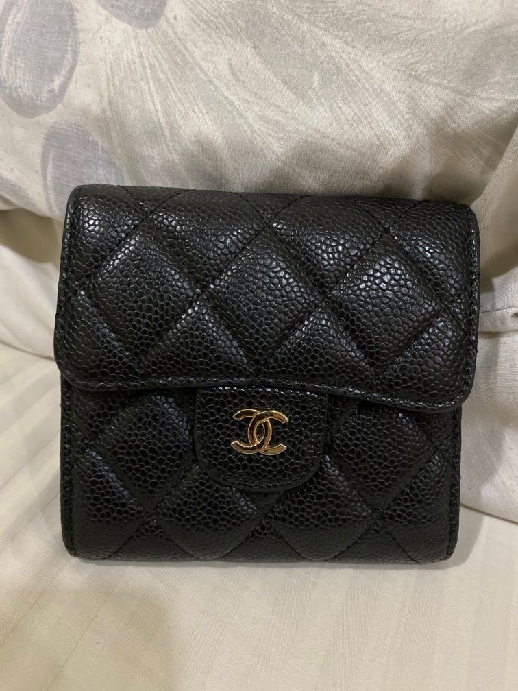 Chanel Trifold Small Wallet in 22C Pink Caviar LGHW  Brands Lover