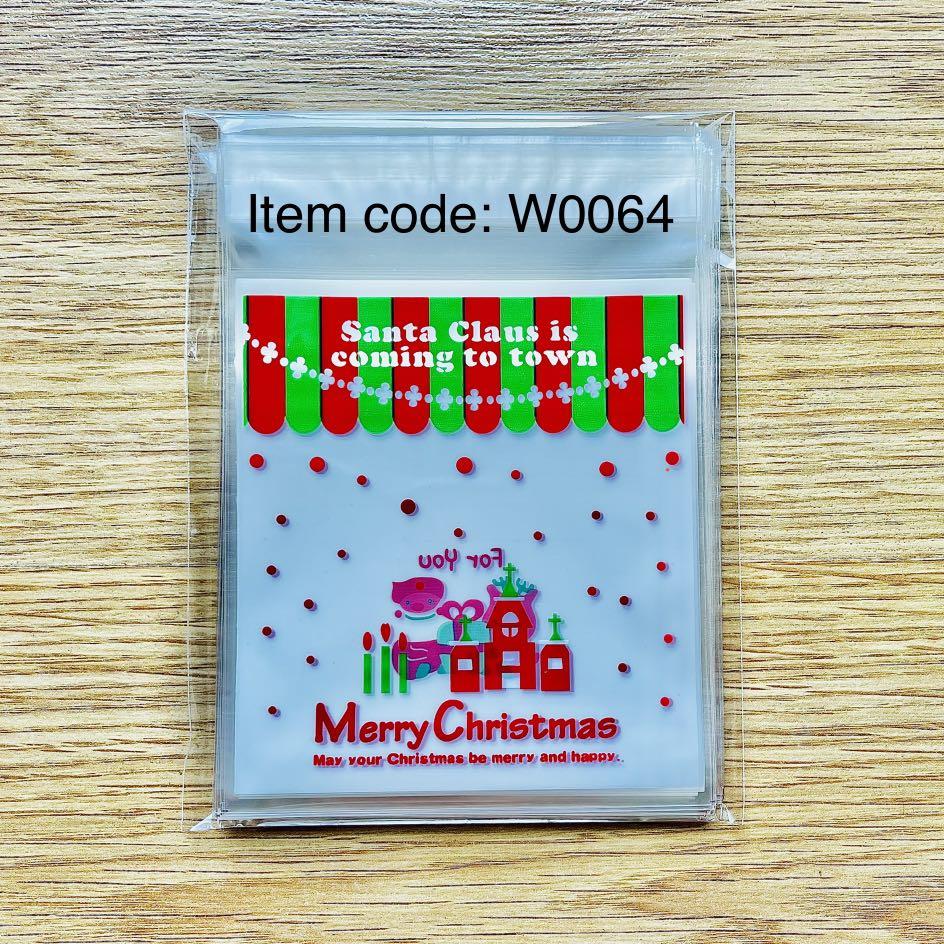 Christmas Theme Self-adhesive Plastic Packaging 40PCS/PACK (Category: Craft Supplies & Tools) located in Mandaluyong City. Submitted by wanderlez (Listing ID 1130359449, Image 3). Description: Item Code: W0063 - 67 ✔️OPP plastic material ✔️40pcs per pack ✔️10 x 10cm or 4 x 4 inches ✔️Food grade plastic and environment friendly Use for cookies, candies, chocolates, souvenirs and more. Perfect for gifts and giveaways! #christmas #merrychristmas #sa