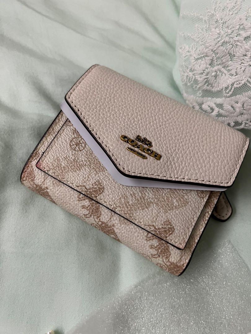 Coach small wallet with horse and carriage print