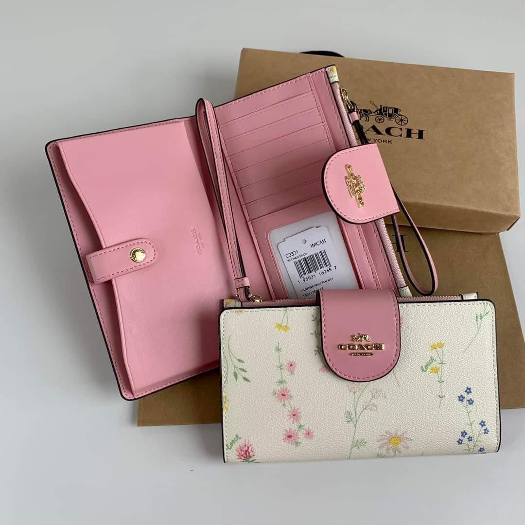 Tech phone wallet with spaced wildflower clearance