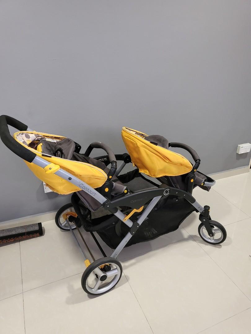 Contours Options LT Tandem Stroller Babies Kids Going Out Strollers on Carousell