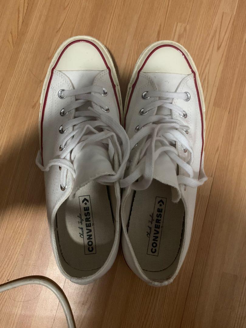 Converse Chuck Taylor 70s Low Optical White Men s Fashion Footwear Sneakers on Carousell