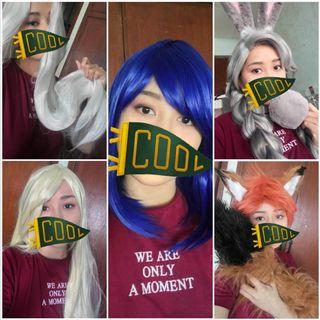 Cosplay Wigs and Accessories (Take All) For Sale