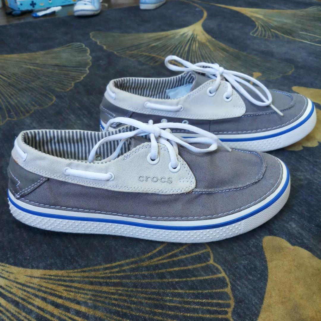 Crocs Men Hover Boat Canvas Shoes Men s Fashion Footwear