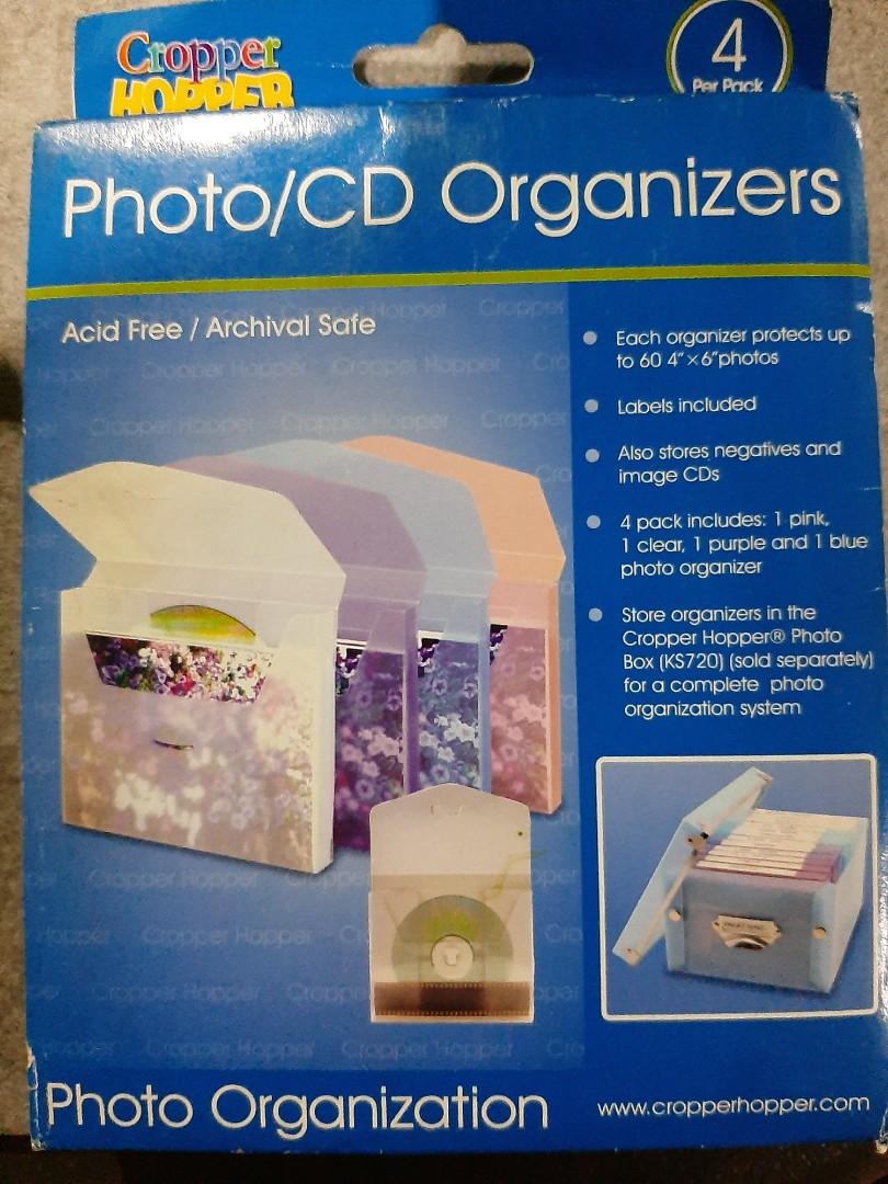 CROPPER HOPPER Photo/CD Organizer (Category: Craft Supplies & Tools) located in Makati City. Submitted by teenahbad (Listing ID 1130435927, Image 1). Description: Cropper Hopper photo /cd organizer. 3 out of 4 pieces left (white, violet and blue).