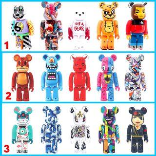 ❗️Bundle Deal❗️DCon Full 3pc Set DesignerCon Steven Harrington Greg Mike Sket One etc 100% Bearbrick Be@rbrick