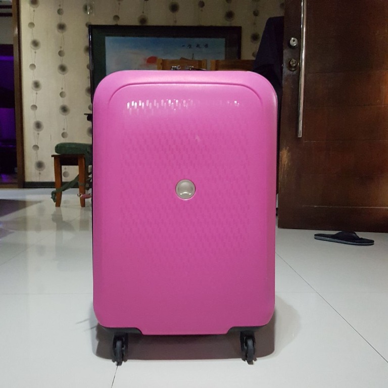 Delsey pink luggage clearance
