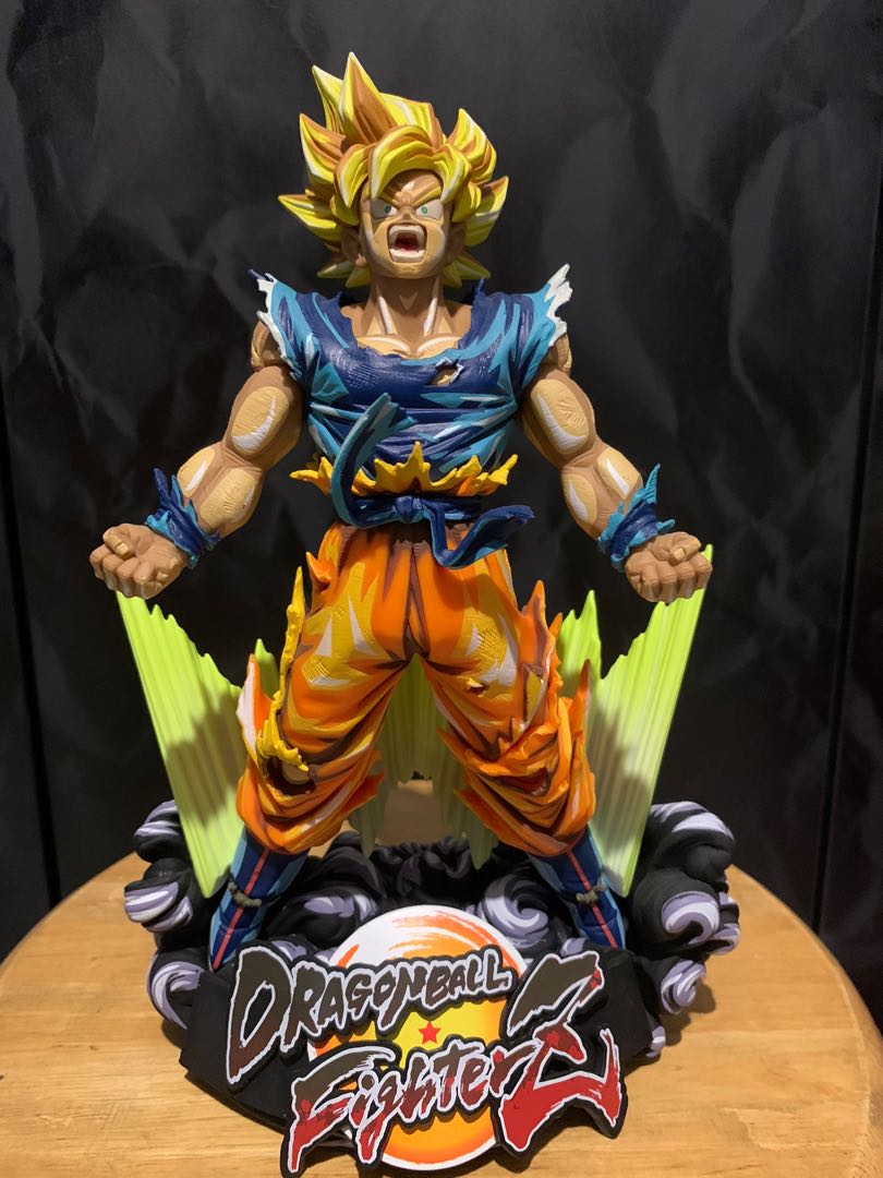 Dragonball FighterZ Goku statue/figure, Hobbies & Toys, Toys & Games on