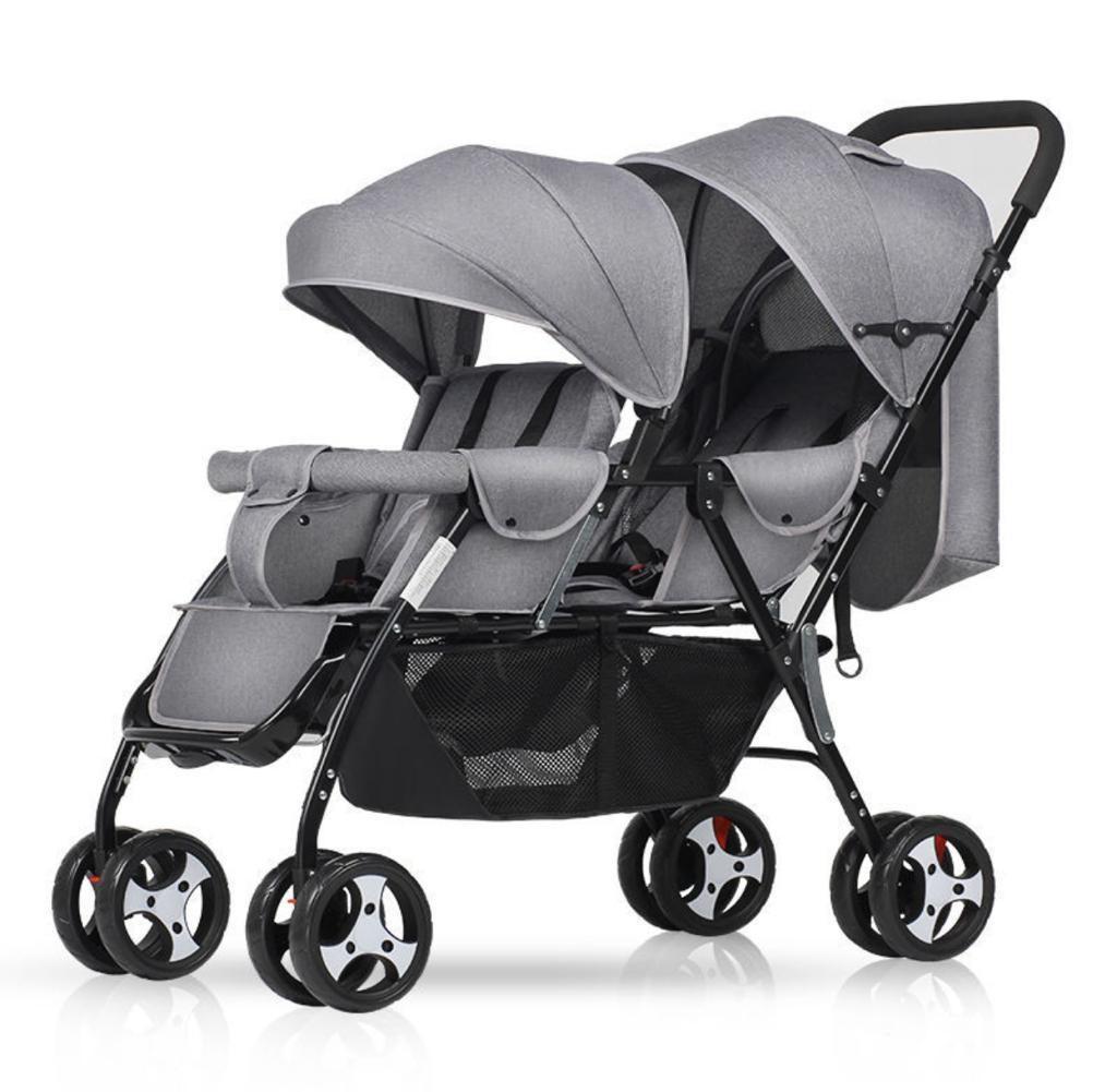 Portable double stroller hotsell