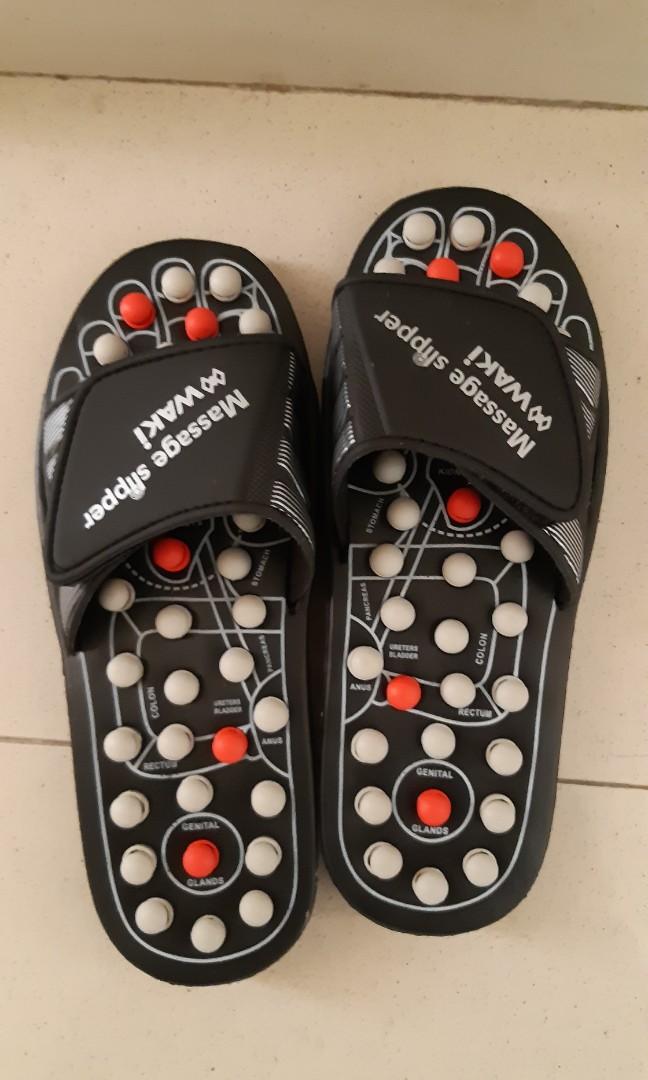 For Sale Sandal Kesehatan Waki Acupuncture Multi Massage Head Slipper Fesyen Pria Sepatu Lainnya di Carousell